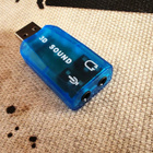 USB 5.1 3D äänikortti - 3,5 mm kuuloke ja mikrofoniliitäntä - pikkukuva 4