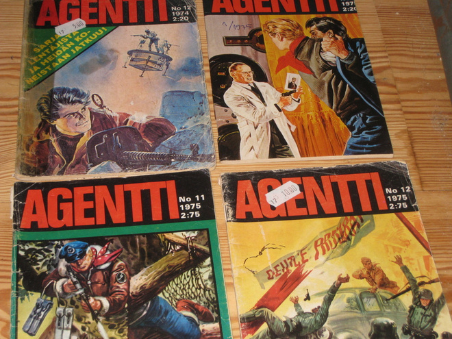 Agentti 4 kpl 1974-5