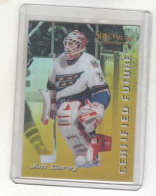 Jim carrey select certified erikoiskortti.