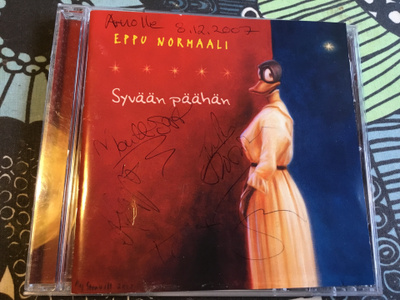 Eppu Normaali Syvään päähän cd 2007 Bändin nimmareilla!