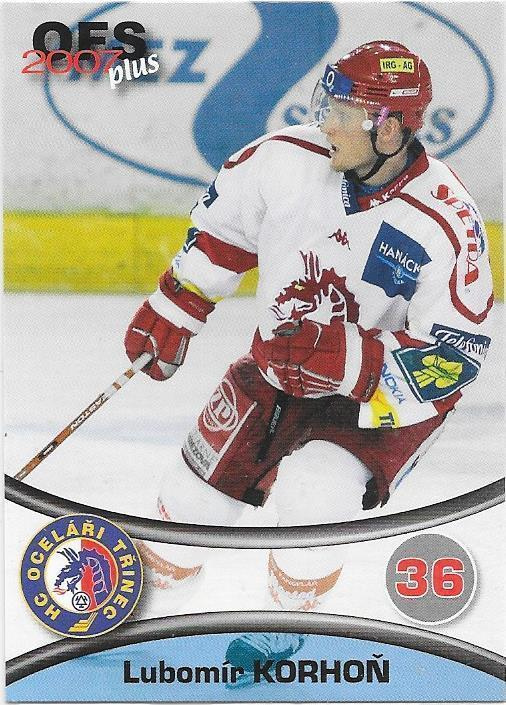 2006-07 OFS Plus #159 Lubomir Korhon Trinec ex- Ilves