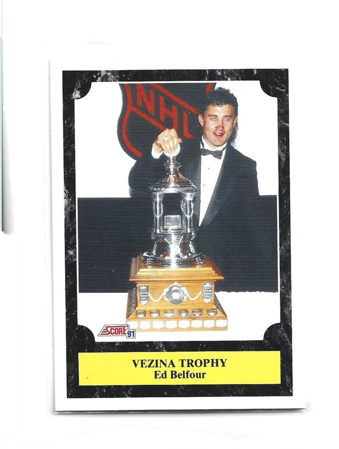 ED BELFOUR - VEZINA TROPHY #321 SCORE - CANADIAN