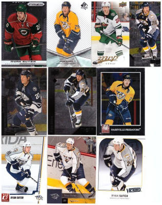 10 x RYAN SUTER Wild, Predators