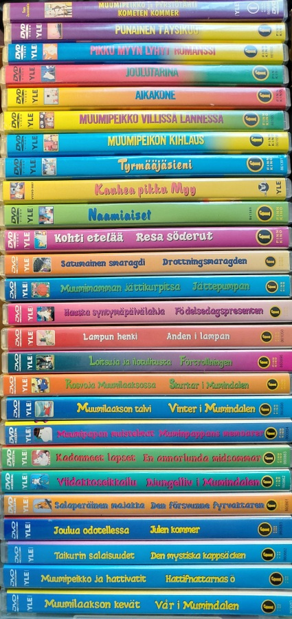 MUUMIT 25 + MUUMIPEIKKO JA PYRSTÖTÄHTI DVD