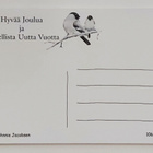 "Punatulkut oksalla..kauris puron varrella"- JOULUKORTTI - pikkukuva 2