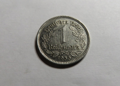 Saksa/third reich 1 mark 1933 G