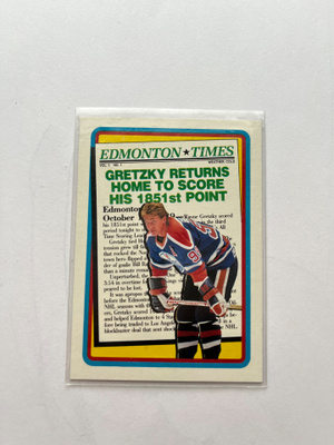1990-91 Topps Returns Home Wayne Gretzky #2