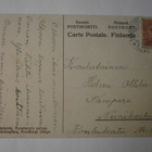 Helsinki, Runebergin patsas, vanha väripk, p. 1917 - pikkukuva 2