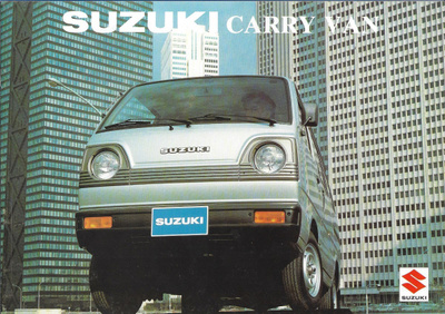 1985 Suzuki Carry Van esite -  suom - KUIN UUSI - 8 sivua