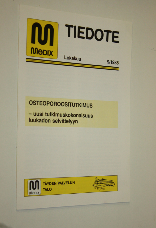 Medix tiedote : lokakuu 9/1988