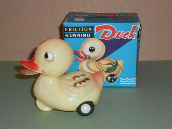 ANKKA - LELU  60-luvulta  Friction running duck