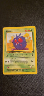 Venonat #97 Base Set 2 common Pokemon CCG card