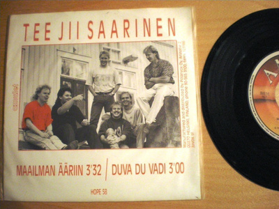 7" Tee Jii Saarinen: Maailman ääriin / Duva du vadi