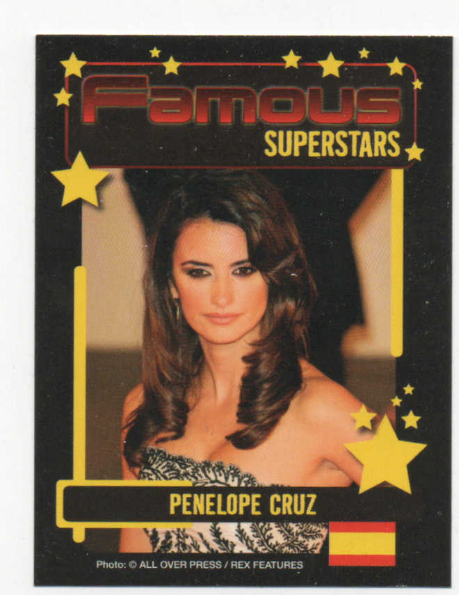 Famous SUPERSTARS n:o 009 PENELOPE CRUZ
