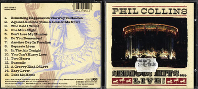 PHIL COLLINS . CD-LEVY . SERIOUS HITS... LIVE !