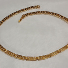 Greek Key Link Gold plated kaulakoru - pikkukuva 3