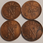 Nikolai II kupari 5 p vuosilta 1911,1914,1915 ja 1916. - pikkukuva 2