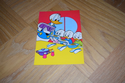 postikortti Disney aku ankka tupu hupu ja lupu