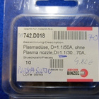 Plasma Binzel Abiplas CUT 70 suutin 1,1 mm - pikkukuva 2