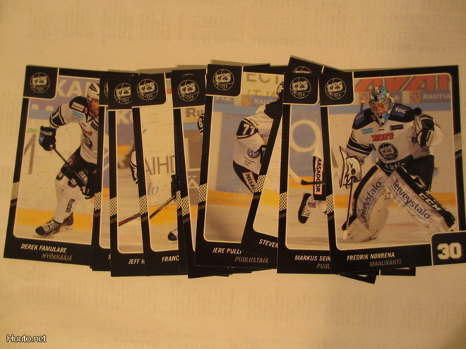 Cardset 2013-14 TPS 314-325 teamset