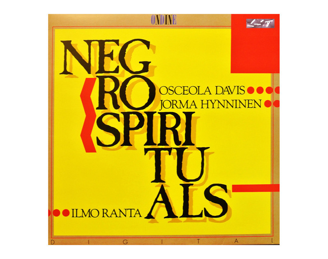 JORMA HYNNINEN ~ NEGROSPIRITUALS (Ondine 1988) LP