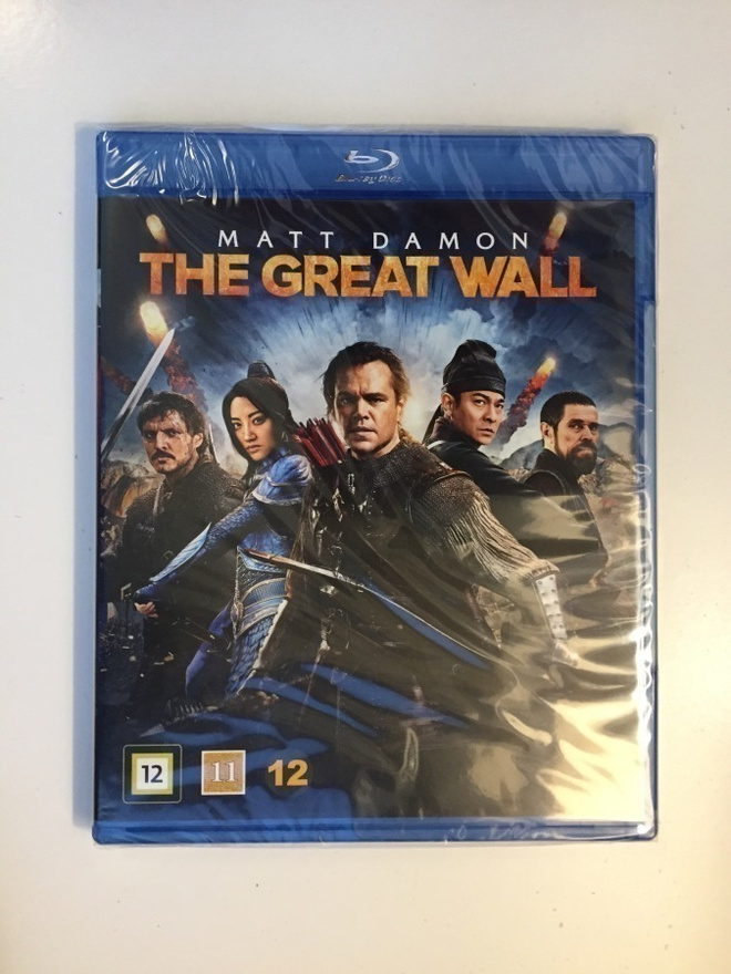 The Great Wall (Blu-ray) Matt Damon ja Pedro Pascal (UUSI!)