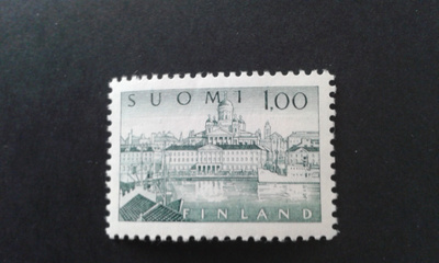1963 yleismerkki helsinki 1mk**
