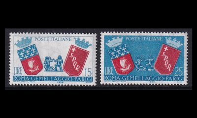 Italia 1034-5 ** Pariisin ja Rooman ystävyyskaupunkitoimint