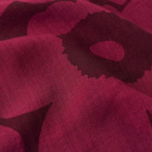 MARIMEKKO Fiore Unikko huivi, wine red - pikkukuva 2