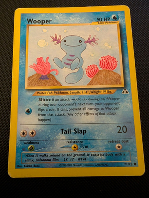 Wooper Pokemon Neo Genesis