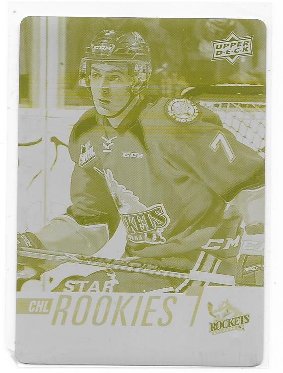 17-18 CHL RC Printing Plate 1of1 #389 Libor Zabransky  Ässät