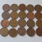 5 pennin kuparikolikoita 1970-luvulta - pikkukuva 2