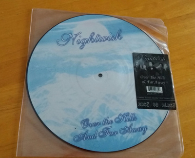 NIGHTWISH Over The Hills And Far Away BOBV007DPD 2004 UK