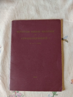hevostien auraus maastoon ja aurausohjesääntö