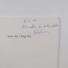 Peter Mickwitz : Som du i mig nej (signeerattu, tekijän o... - pikkukuva 3