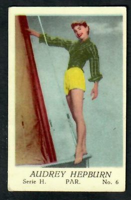 Keräilykuva - Audrey Hepburn Serie H. No. 6 PAR.