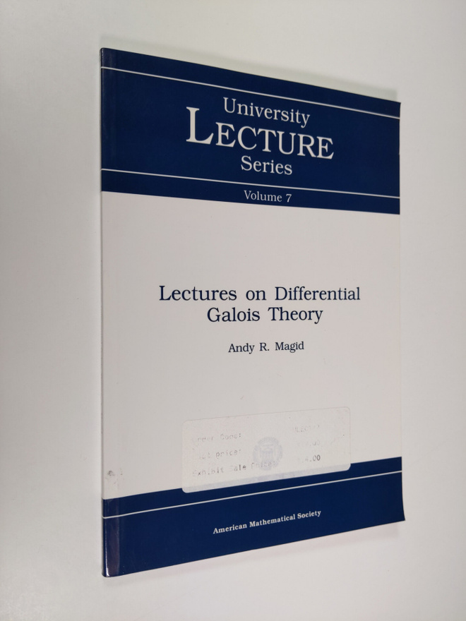 Andy R. Magid : Lectures on differential Galois theory