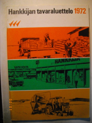 Hankkijan tavaraluettelo 1972