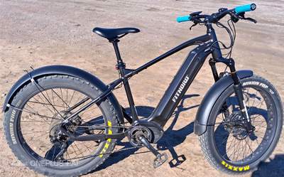Fitnord Rumble1000s,fatbike-sähköpyörä,nastarenkaat talveen