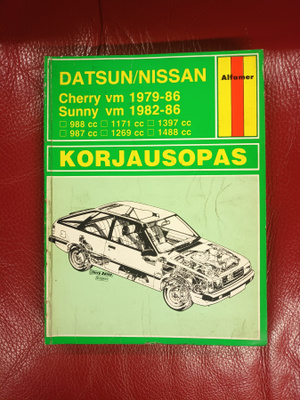 Datsun/ Nissan Cherry 1979-1986, Sunny 1982-1986 korjausopas