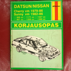 Datsun/ Nissan Cherry 1979-1986, Sunny 1982-1986 korjausopas - pikkukuva 1