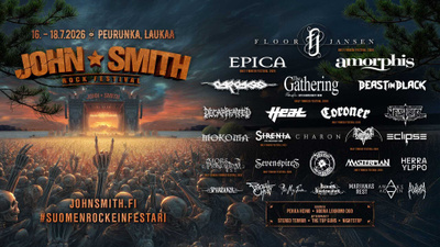 John Smith Rock Festival 2026 lippu 3 päivää