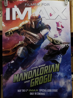 STAR WARS SARJAN IMAX JULISTE - MANDOLORIAN AND GROGU