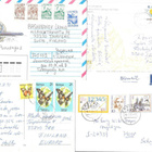 Erä ulkomaisia postilähetyksiä 20kpl - pikkukuva 1