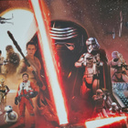 Star wars taulu (kovalla levyllä) 90x60 cm - pikkukuva 1