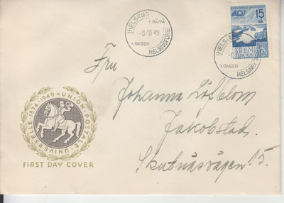 FDC 1949 UPU