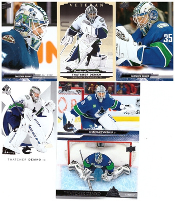 6 x Mv THATCHER DEMKO Vancouver Canucks
