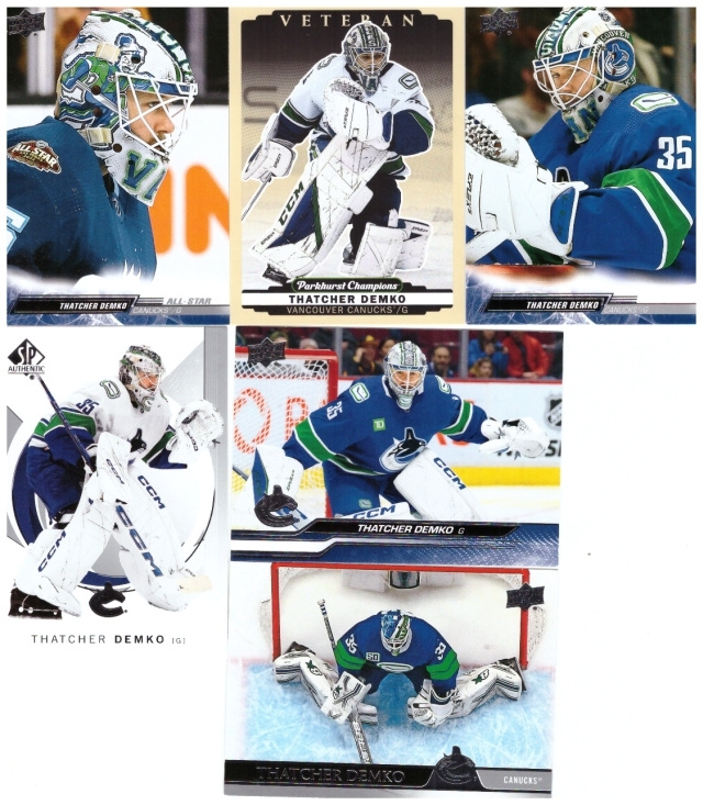 6 x Mv THATCHER DEMKO Vancouver Canucks