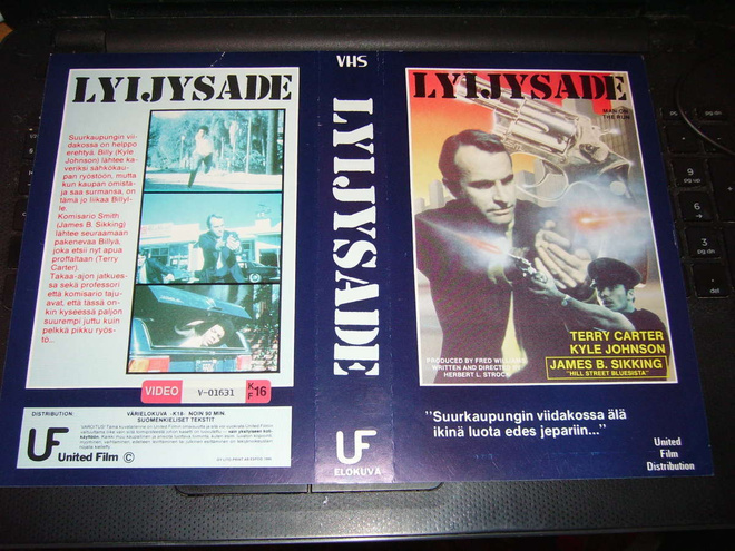 Vhs kansipaperi Fix - LYIJYSADE  - Man on the Run