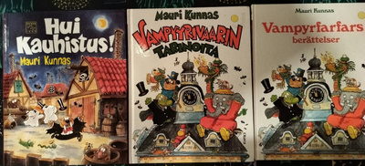 MAURI KUNNAS 3 KIRJAA HUI KAUHISTUS,VAMPYYRIVAARIN TARIN. ym